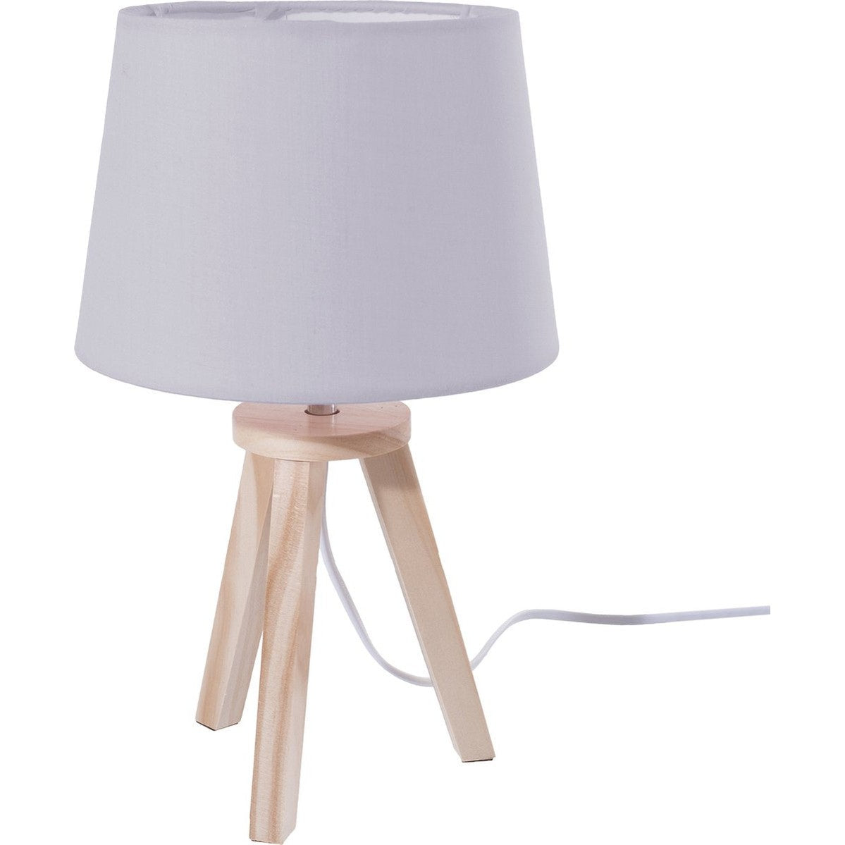 Tafellamp met 3 poten, grijs, 25 W