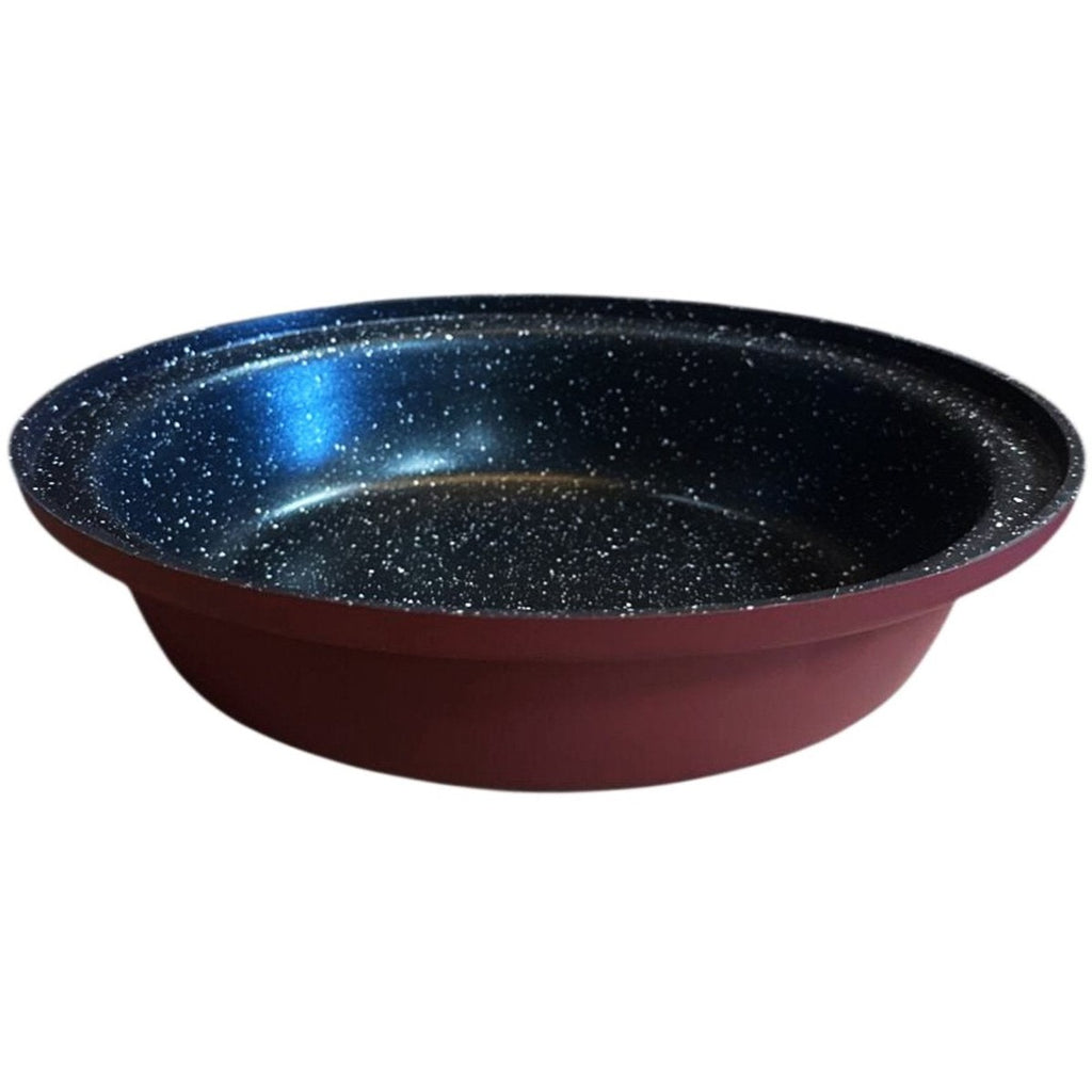 Tajine 30 cm – Handgemaakt Aardewerk &amp; Aluminium – Traditioneel Marokkaans – Rood/Bont - Geschikt voor alle warmtebronnen - Inclusief inductie