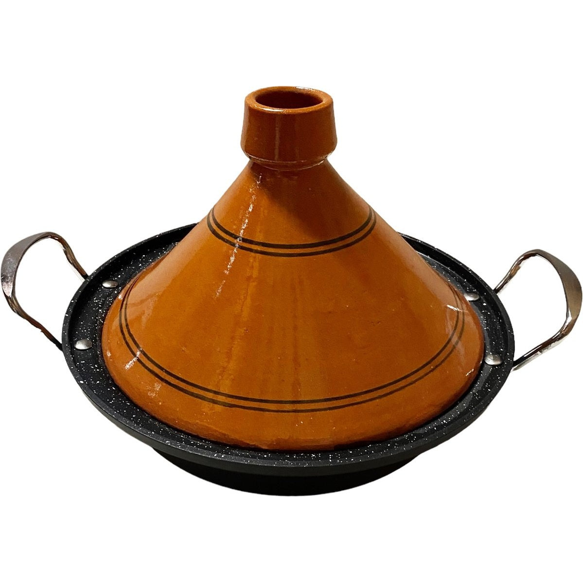 Tajine-inductie | Handvatten| Geschikt voor 4-8 personen - Alle warmtebronnen| Ø30cm