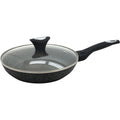 Top Choice koekenpan 26 cm met deksel, marmercoating