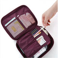 Cosmeticatas voor op reis, unisex, zwart