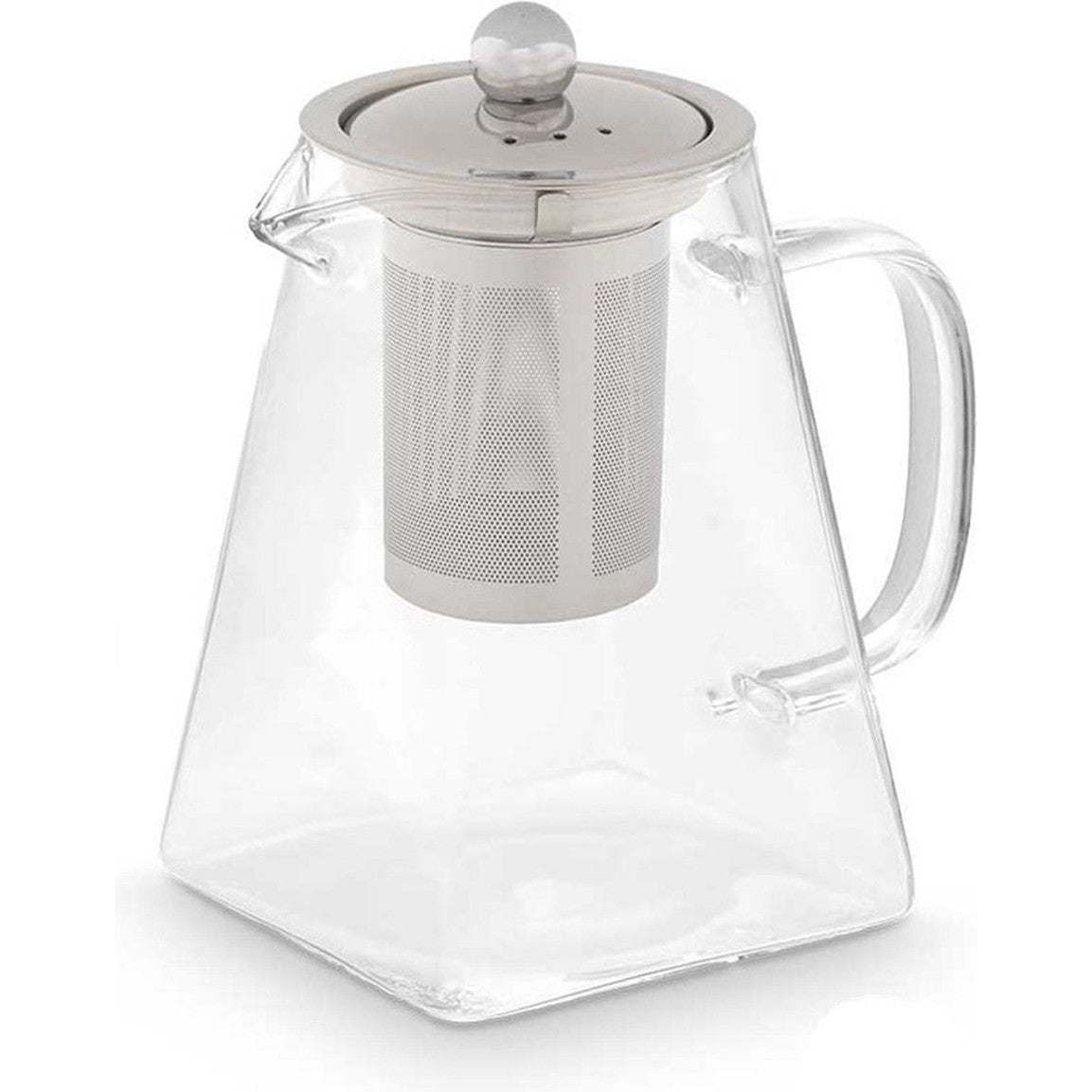 Vivalto glazen theepot met infuser, 800 ml, transparant