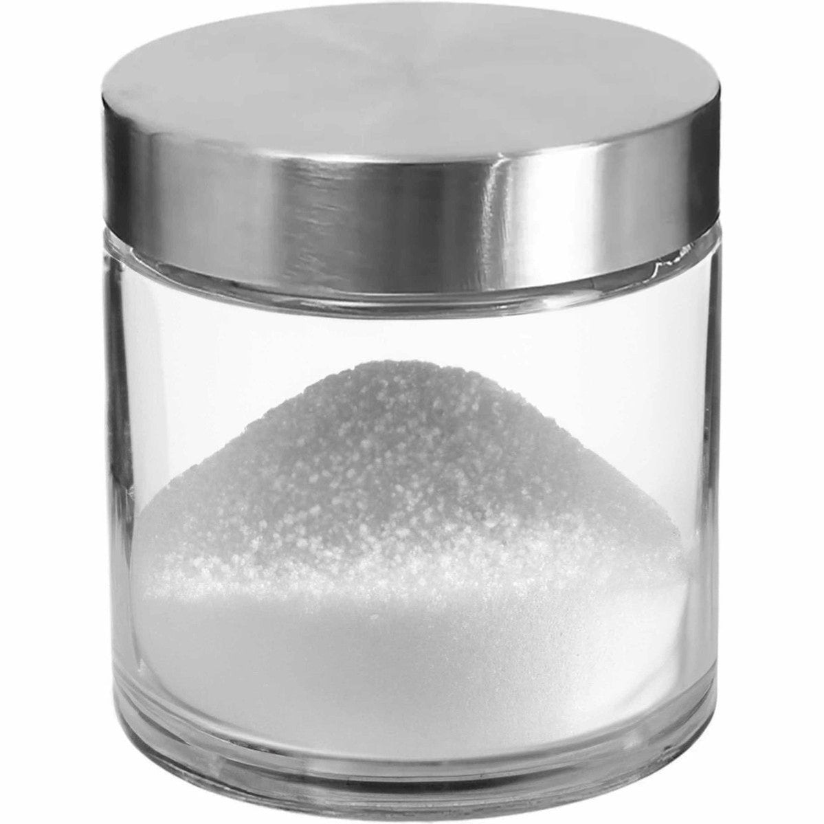 Voorraadpot van glas met rvs deksel, 750 ml
