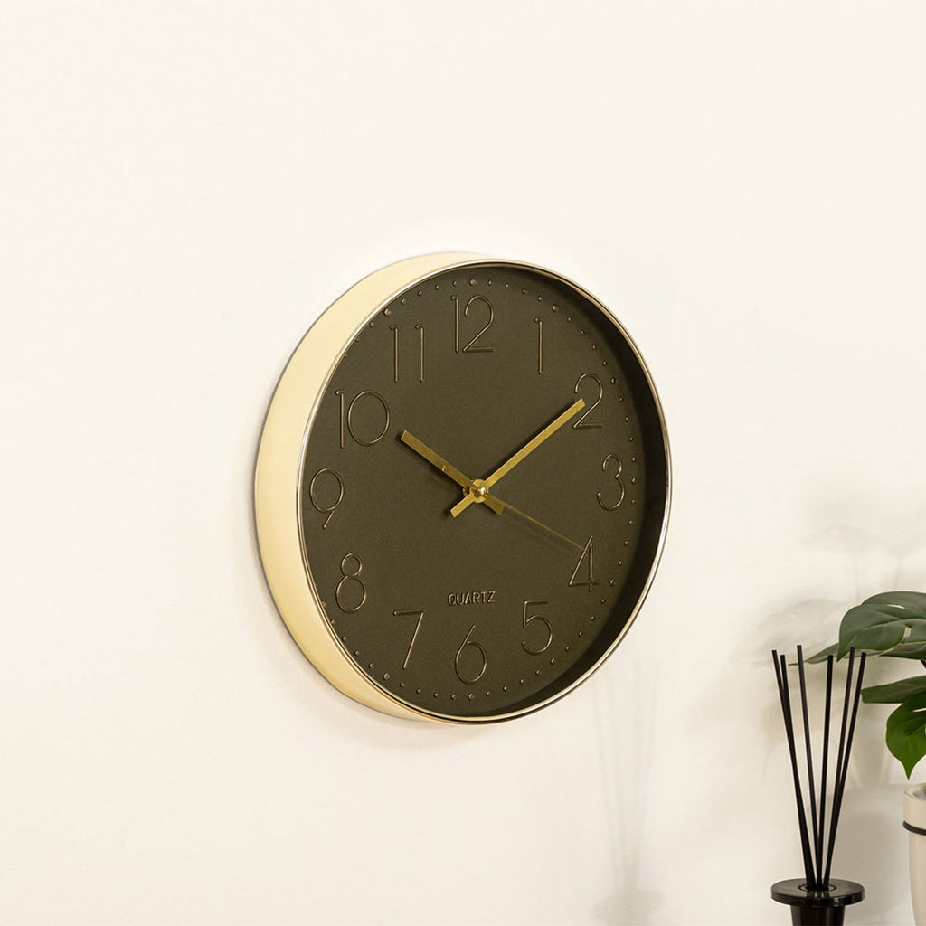 Astin wandklok 30 cm, groen (3)