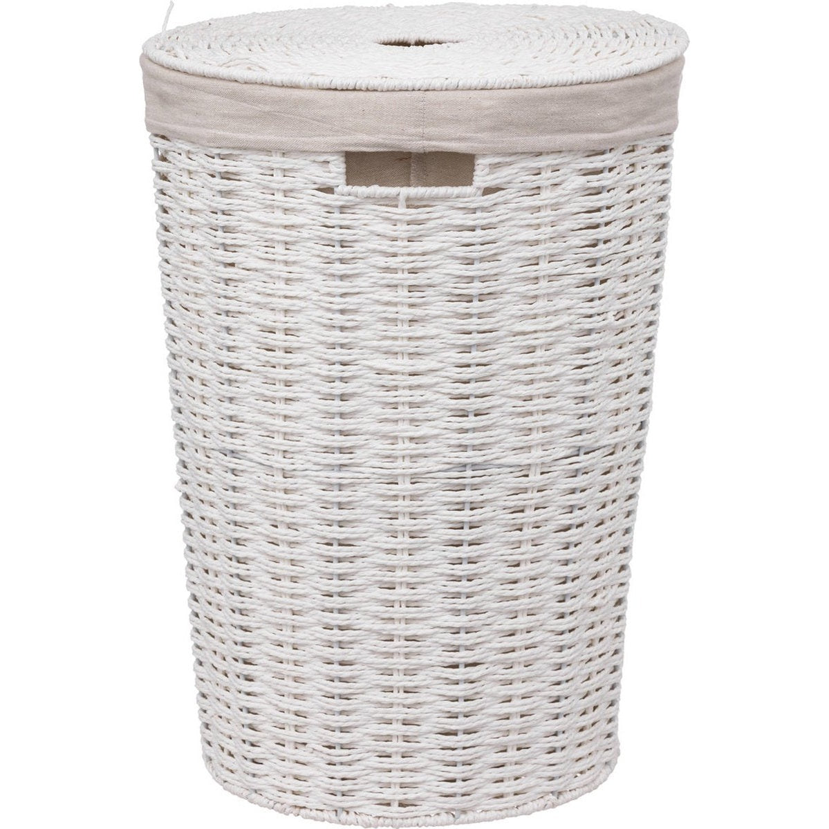 5Five ronde wasmand in boho-stijl, 40 L