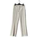 Wide leg broek, gebroken wit