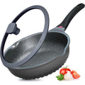 Multifunctionele 3-in-1 wokpan 28 cm met deksel