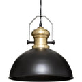 Atmosphera hanglamp zwart met goudkleurig, metaal, Ø 31 cm
